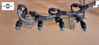 FIAT DOBLO/223_, PANDA/169_, PUNTO/188_ (1999-2015), 4 Μπέκ & Ακροφύσια 1.6L dual-fuel, με κωδικούς 0280158827, 55352811