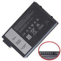 Μπαταρία Laptop - Battery για Dell Latitude 14 Rugged 5420 14 Rugged Extreme 7424 H40H4 451-BCHG 451-BCHV 6NNCF DP3KF 1Y62C 11.4V 51Wh 4470mAh ( Κωδ.1-BAT0934 )