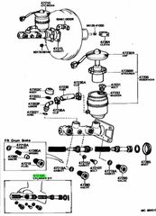 TOYOTA	 ΣΕΤ ΕΠΙΣΚΕΥΗΣ ΤΡΟΜΠΑΣ ΦΡΕΝΟΥ	04493-30090	CROWN-thumb-3