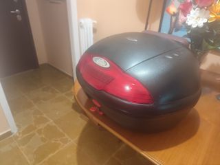 GIVI E450NMAL ΚΕΝΤΡΙΚΗ ΒΑΛΙΤΣΑ SIMPLY II MONOLOCK 45LT BLACK/RED ΑΝΑΚΛΑΣΤΗΡΕΣ ΚΑΙ ΜΑΞΙΛΑΡΆΚΙ ΣΥΝΟΔΗΓΟΎ