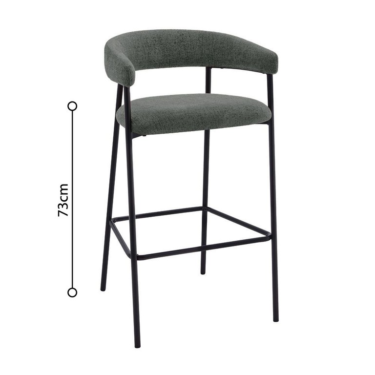 ECLIPSE ΣΚΑΜΠΟ BAR ΓΚΡΙ 45x46x92