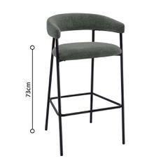 ECLIPSE ΣΚΑΜΠΟ BAR ΓΚΡΙ 45x46x92
