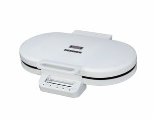 HEINNER HWF-F14002WH Βαφλιέρα 2 Θέσεων σε Σχήμα Λουλούδι 1400W