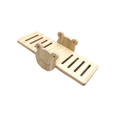 Ξύλινη Τραμπάλα Παιχνίδι για Hamster – Μ15xΠ6,5xΥ6,5cm