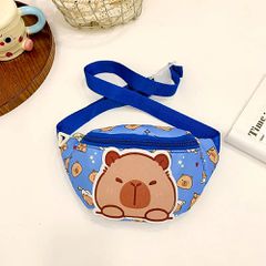 Τσαντάκι Μέσης Παιδικό "Bear Cute" – Μ24xΠ8xΥ13cm – Νάιλον Υλικό – Ρυθμιζόμενος Ιμάντας – Μπλε