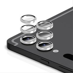 Γυαλί Προστασίας Eagle Eye Camera Lens with Metal Ring and Positioning Plate Samsung Galaxy Tab S10 FE Plus Tempered Glass 9H AntiCrash / AntiShock Silver