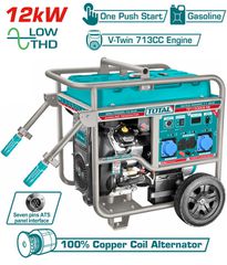 Γεννήτρια Βενζίνης TOTAL 15KVA / 12.000W Επαγγελματική Μονοφασική ( TP1150008 )