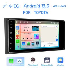 TOYOTA CELICA (1999-2009) 7" Οθόνη Android Car Radio Navigation | 4GB+64GB | 8-Core | Ασύρματο CarPlay & Aσύρματο Android Auto | GPS | WiFi | EQ | HiFi | FM/RDS