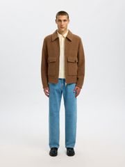 Selected Jakob Ανδρικό Wool Blend Jacket 16098263-thumb-1