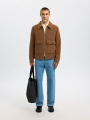 Selected Jakob Ανδρικό Wool Blend Jacket 16098263-thumb-2