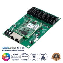 Receiving Card για Οθόνες LED Video Wall 8 x HUB75E με Loading Capacity σε Pixel 512 x 384px - Gigabit Network Ethernet Input & Output Ports - DC 5V IP20 - Μ7 x Π4.5 x Υ0.8cm - 2 Χρόνια Εγγύηση