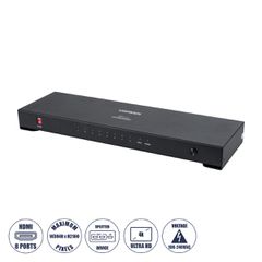 Ugreen 1x8 All in One 4K HDMI Signal Splitter για LED Video Controllers - Input Signal W3840 x H2160@60Hz - Είσοδος 1 HDMI σε Έξοδο 8 HDMI - AC 220-240V IP20 - Μ30 x Π9 x Υ3.2cm - 2 Χρόνια Εγγύηση
