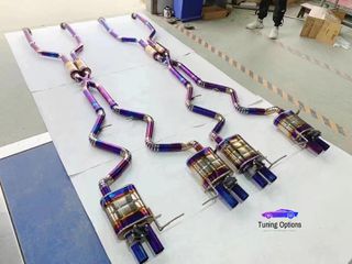 Audi Titanium Exhaust SPITHAS  100% Χειροποίητη Με Κλαπέτα & App Control