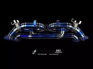 PORSCHE Titanium Exhaust SPITHAS  100% Χειροποίητη Με Κλαπέτα & App Control