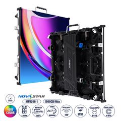 GLOBOSTAR® NEOWALL 41000 Οθόνη Video Wall P3.91 Καμπίνα 50x50cm LED 180W 3840Hz 16384 Dots ≥1900cd/ Nits AC 220-240V Εσωτερικού Χώρου IP31 Full Color S1/16 14Bits - Κάρτα NovaStar MRV208-1 - Προστατε
