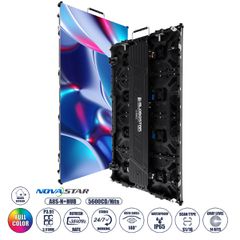 GLOBOSTAR® LUMOWALL 41003 Κυρτή Οθόνη Video Wall P3.91 Καμπίνα 50x100cm LED 360W 3840Hz 32768 Dots ≥5600cd/ Nits AC 220-240V Εξωτερικού Χώρου IP65 Full Color S1/16 14Bits - Κάρτα NovaStar A8S-N+HUB -