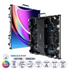 GLOBOSTAR® LUMOWALL 41002 Κυρτή Οθόνη Video Wall P3.91 Καμπίνα 50x50cm LED 180W 3840Hz 16384 Dots ≥5600cd/ Nits AC 220-240V Εξωτερικού Χώρου IP65 Full Color S1/16 14Bits - Κάρτα NovaStar A8S-N+HUB -