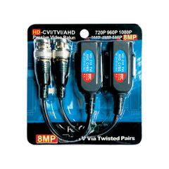 Video balun HD-211C 1 κανάλι υψηλής ευκρίνειας HD παθητικό 8 MPS