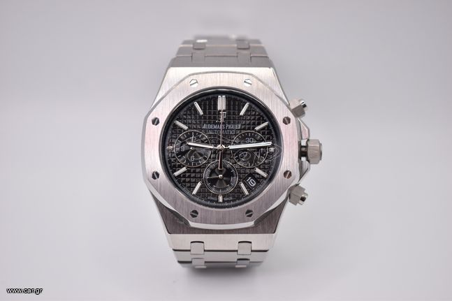 Audemars Piguet AP Royal Oak Chronograph - Replica/Αντίγραφο 3Α – Black Dial