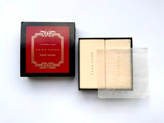 ZARA HOME Black Vanilla Vegetable Soap Bar Limited Edition 2x185 g - Σαπούνια Καινούργια
