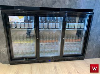 INOXWEB 2027-BACK BAR BBC 330H με τρείς ανοιγόμενες πόρτες (ύψος 900mm) CH-BBC 330H