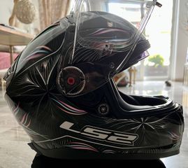 ΚΡΑΝΟΣ FULL FACE LS2 VECTOR II FF811 TROPICAL BLACK WHITE ECE 22.06