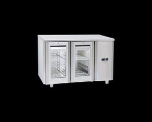 INOXWEB 2026-Πάγκος συντήρησης QRG 2100SG - GN 1/1 (ΑΠΟΜΑΚΡΥΣΜΕΝΗΣ ΣΥΝΔΕΣΗΣ REMOTE/ ΜΕ ΓΥΑΛΙΝΗ ΠΟΡΤΑ) CH-QRG 2100SG