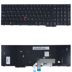 Πληκτρολόγιο - Laptop Keyboard για Lenovo ThinkPad E570 - Model/Type : 20H5 PK1311P1A00 SN20K93288 01AX120 77J03SN MP-13U63US-G621 002-13U63LHC02 57CH0082 V1 UK Pointer Black ( Κωδ.40622UK )
