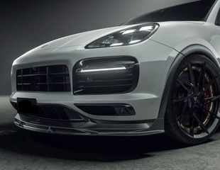 ΕΜΠΡΟΣ ΣΠΟΙΛΕΡ Porsche Cayenne 9Y0 & Cayenne Coupe Carbon Fiber Front Lip 2018-2023