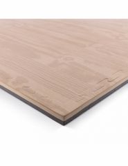 Δάπεδο Προστασίας Puzzle EVA 100x100x2,5 cm – Ξύλο / Μαύρο 36653 Amila-thumb-6