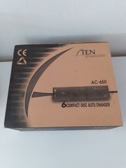 ΑΥΤΟΜΑΤΟΣ ΕΝΑΛΛΑΚΤΗΣ AC-650 : 6 COMPACT DISC AUTO CHANGER(TEN TECHNOLOGIES) KOREA