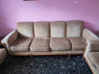 Σετ σαλονιού μεταχειρισμένο (καναπές, πολυθρόνες, καρέκλες, τραπεζάκι, σύνθετο)