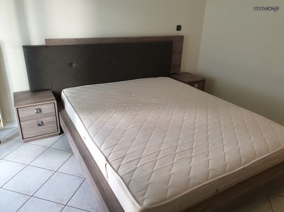 ΠΟΛΥ ΚΑΛΗ ΚΑΤΑΣΤΑΣΗ - - Ξύλινη Κρεβατοκάμαρα (+ 2κομοδίνα + προαιρετικά στρώμα 1.60×2.00)-thumb-1