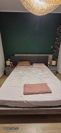 ΠΟΛΥ ΚΑΛΗ ΚΑΤΑΣΤΑΣΗ - - Ξύλινη Κρεβατοκάμαρα (+ 2κομοδίνα + προαιρετικά στρώμα 1.60×2.00)