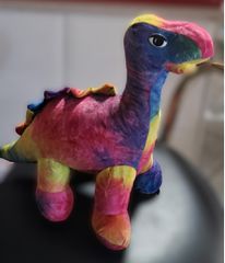 Vintage συλλεκτικός Chosun Λούτρινος Δεινόσαυρος με ήχο