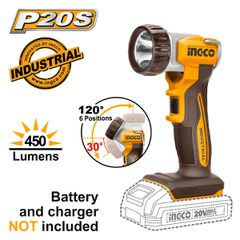 Φακός Εργασίας Μπαταρίας 20V Li-Ion SOLO 450 lumens