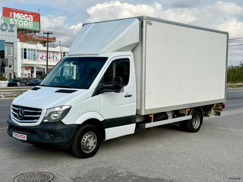 Φορτηγό Έως 7.5τ Mercedes-Benz 2018 Sprinter 2018 516 ΥΔΡΑΥΛΙΚΗ ΠΟΡΤΑ-ΔΙΠΛΟ ΛΑΣΤΙΧΟ-3.500KG