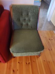 Κλασσικό σαλόνι vintage -4θεσιος καναπές + 4 πολυθρόνες - Άριστη κατάσταση