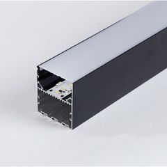 Φωτιστικό εξωτερικά γραμμικό 18W 40cm ψυχρό φως 6500k 24v μαύρο 80x70