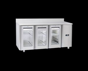 INOXWEB 2026-Πάγκος συντήρησης QRG 3200SG - GN 1/1 (ΑΠΟΜΑΚΡΥΣΜΕΝΗΣ ΣΥΝΔΕΣΗΣ REMOTE/ ΜΕ ΓΥΑΛΙΝΗ ΠΟΡΤΑ) CH-QRG 3200SG