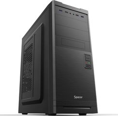 Spacer SPCS-OC-STYLE Midi Tower Κουτί Υπολογιστή Μαύρο