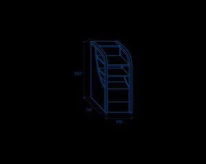 INOXWEB 2027-Ψυγείο Self Service FT 188 - 180lt (Λευκό χρώμα) CH-FT 188-thumb-4