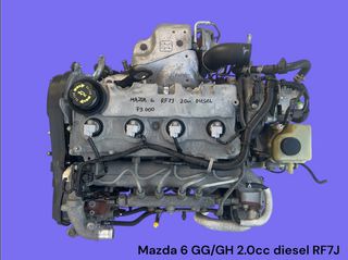 MAZDA 6 GH/GG FACELIFT 2007-2012 ΜΕΤΑΧΕΙΡΙΣΜΕΝΑ ΑΝΤΑΛΛΑΚΤΙΚΑ ( Κινητήρας πετρελαίου 2.0cc με κωδικό RF7J με 79.000 χιλιόμετρα )