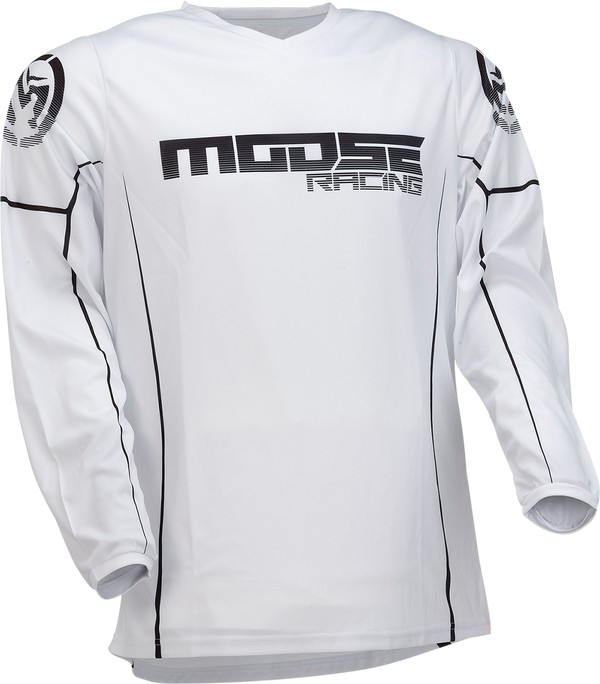 Μπλούζα MX Mooseracing Qualifier Jersey Black/White