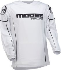 Μπλούζα MX Mooseracing Qualifier Jersey Black/White