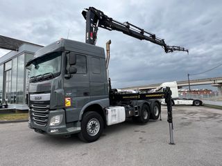 Γερανοί - Φορτηγά Με Γερανό DAF 2017 XF 510 EURO6 6x4 ΓΕΡΑΝΟΣ HIAB 288E-4 HIPRO + JIB70X