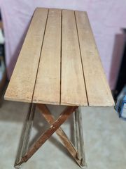 Τραπέζι κήπου βεράντας ραμποτέ σπαστό 150Χ50cm.