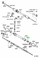 TOYOTA	ΔΑΧΤΥΛΙΔΙ ΚΡΕΜΑΡΙΕΡΑΣ	45522-12040	CARINA E, COROLLA, CORONA