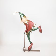 ΜΕΤΑΛΛΙΚΟ ΞΩΤΙΚΟ ΜΕ ΠΑΤΙΝΙ, 54.61cm Eurolamp 600-46491