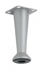 Import Hellas Α141 Πόδι Επίπλου από Μέταλλο Κατάλληλο για Τραπέζι με Ρεγουλατόρο Νίκελ Ματ 5 4.3x4.3x5cm